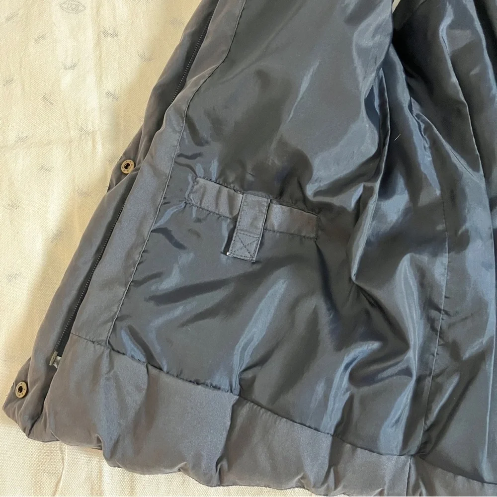 Junge Down-Filled Waisted Body Warmer Gilet w/ Hood & Multiple Pockets, Size 16 - Picture 11 of 16